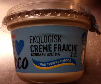ICA i♥eco Ekologisk Crème Fraiche - Produkt