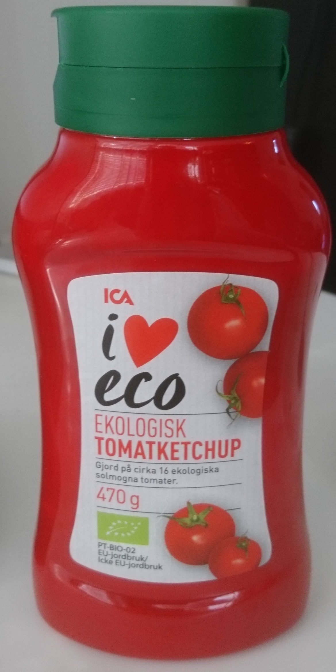ICA i♥eco Ekologisk tomatketchup - Produkt