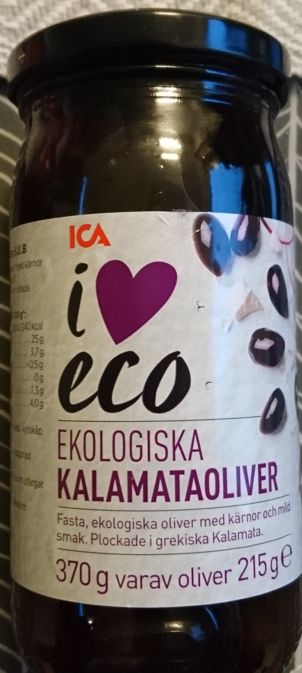 Ekologiska Kalamatoliver - Produkt