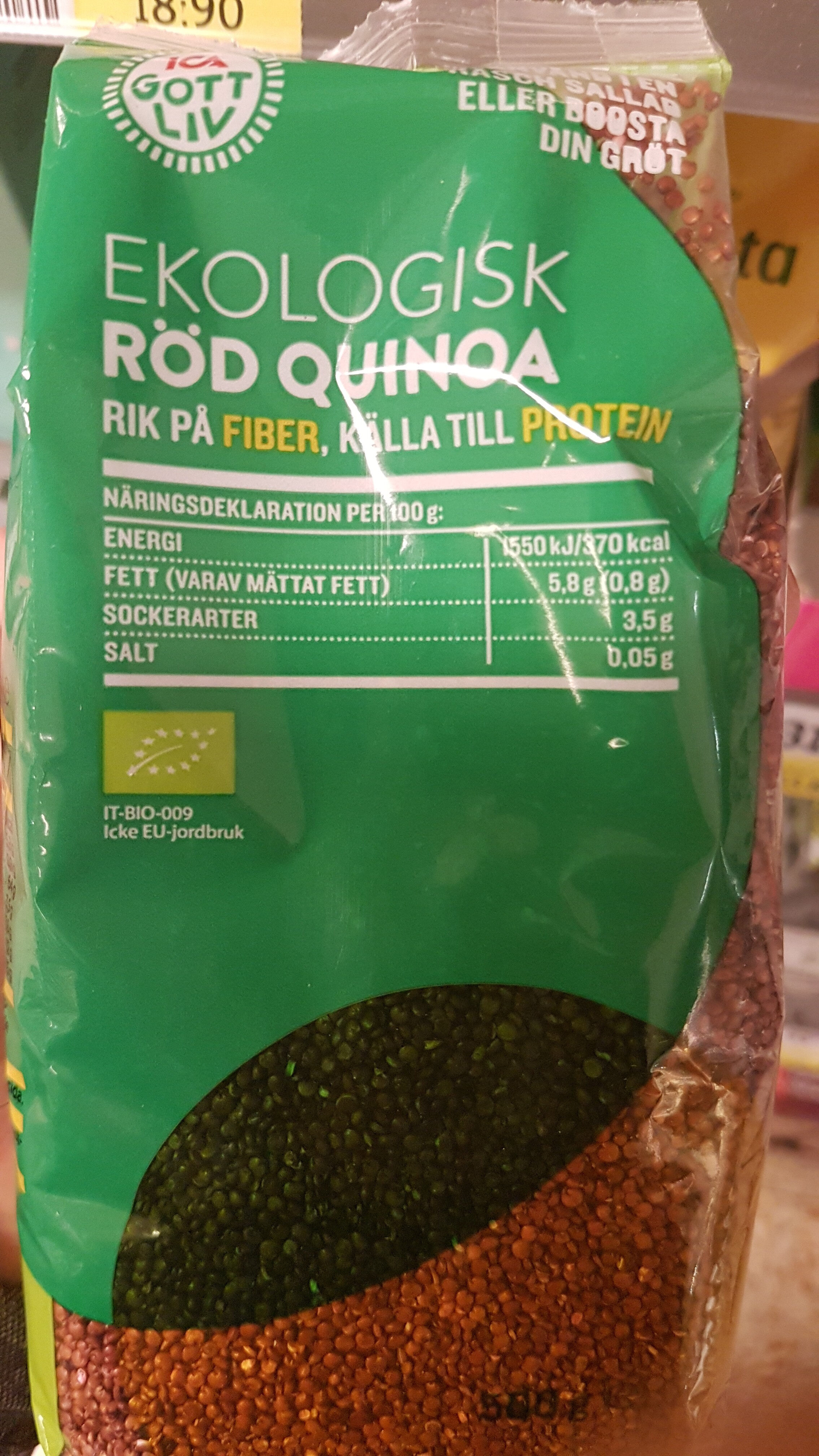Ekologisk röd quinoa - Produkt