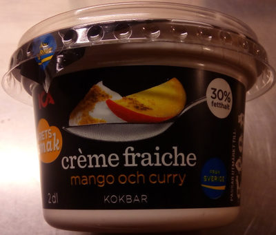 ICA Crème Fraiche Mango och curry - Produkt