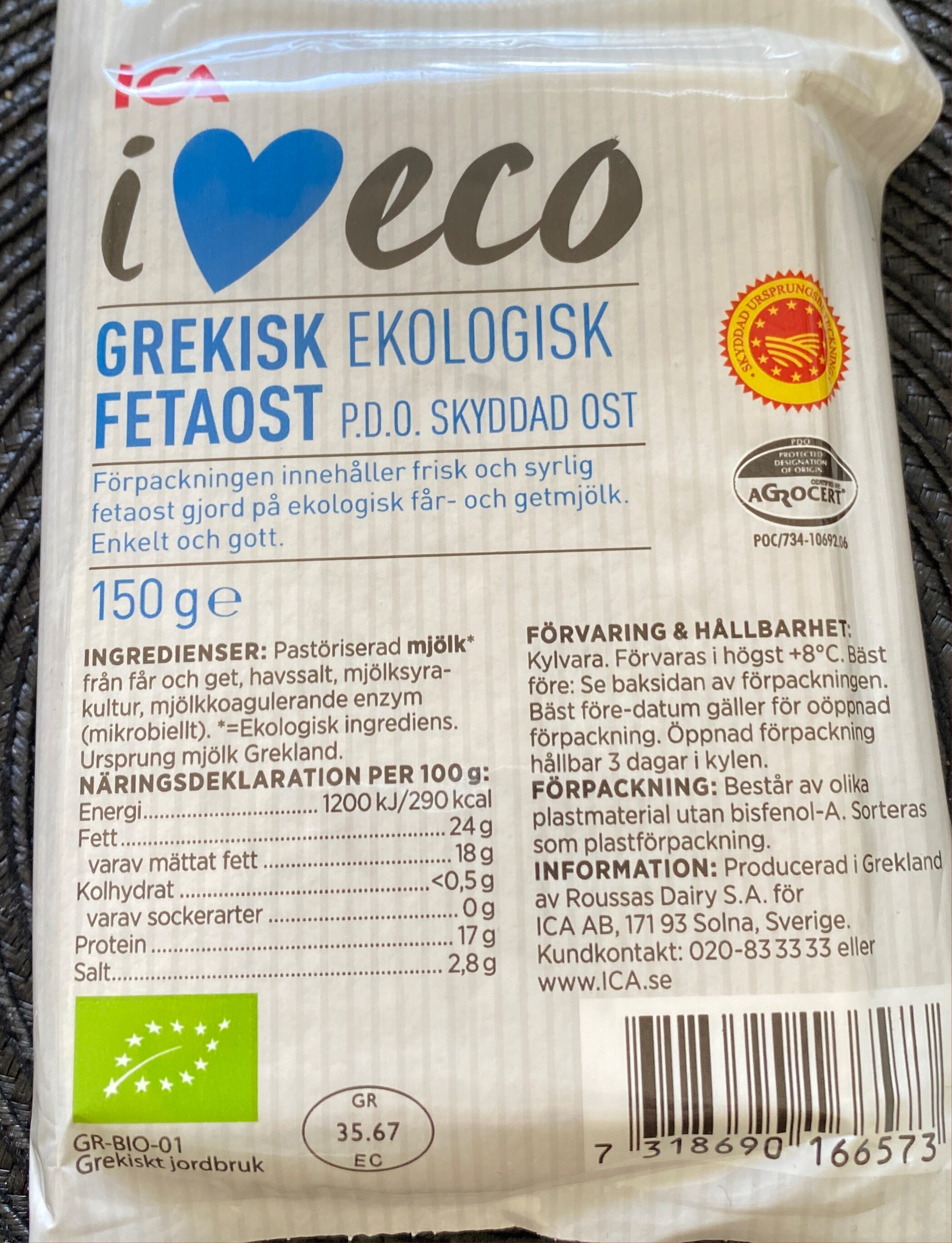 grekisk fetaost - Produkt