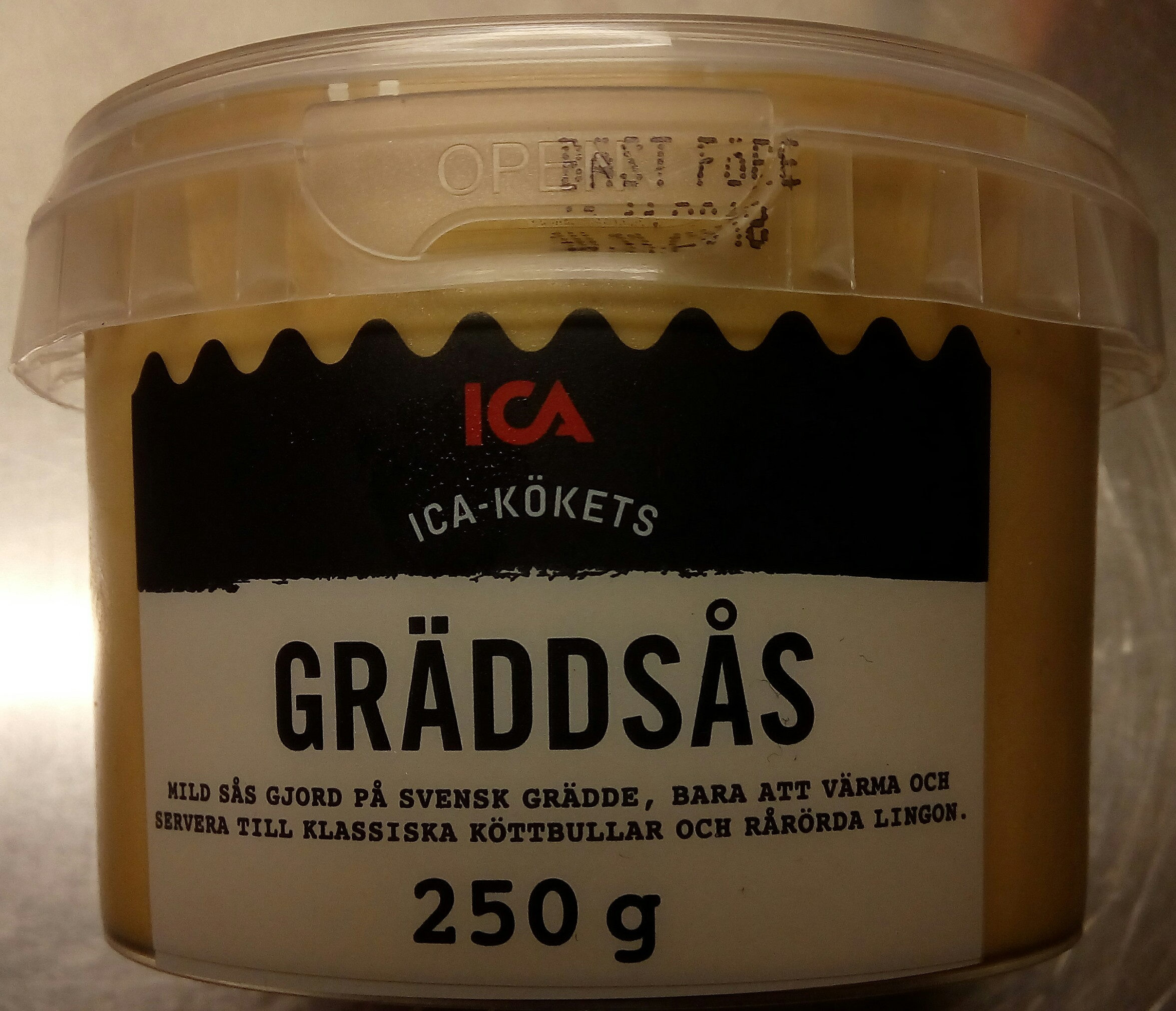 ICA-kökets Gräddsås - Produkt