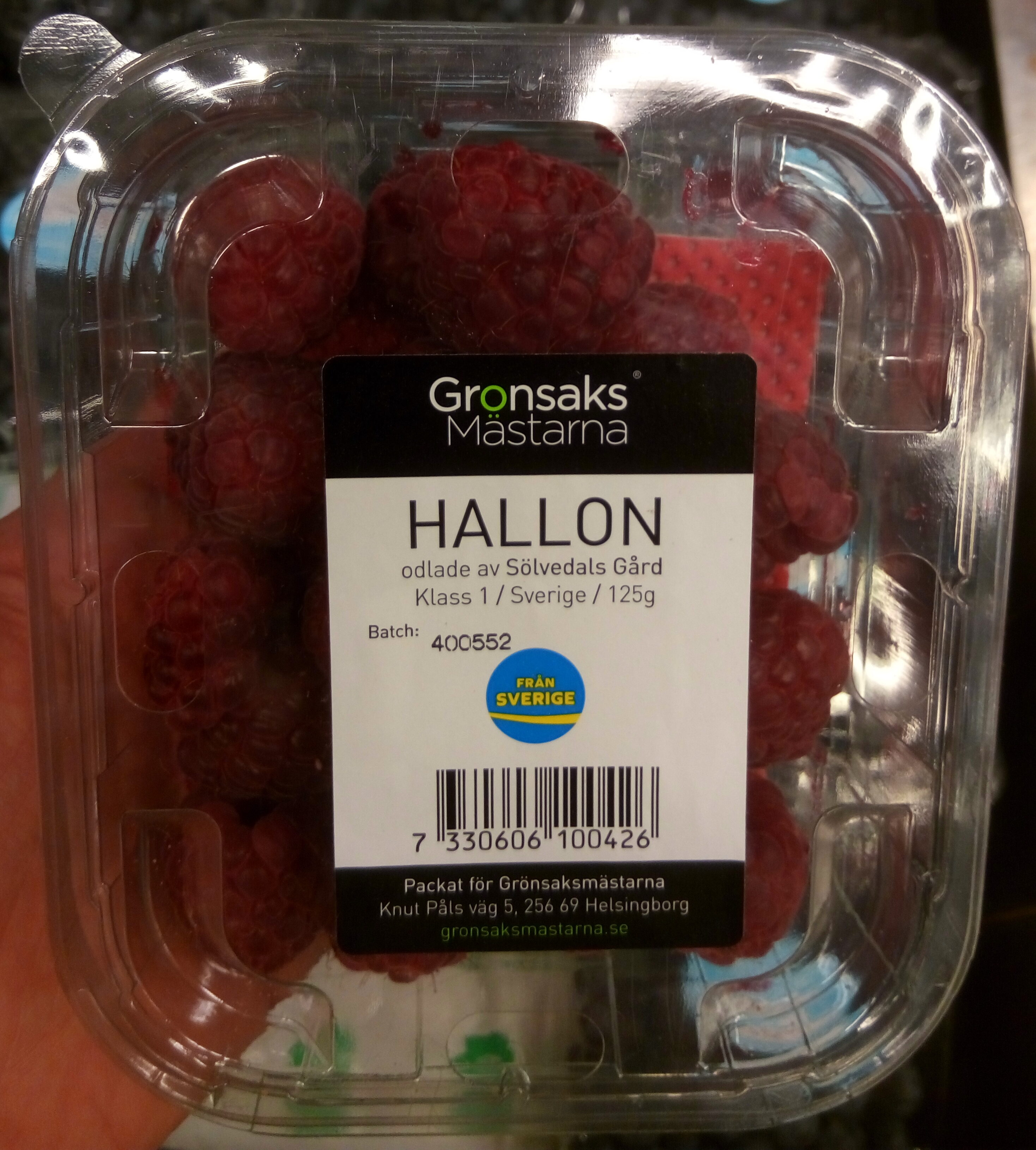 Hallon - Produkt