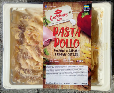 Carolines Kök Pasta Pollo Kyckling & paprika i krämig örtsås - Produkt