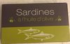 Sardines a l'huiles d'olive - Produit