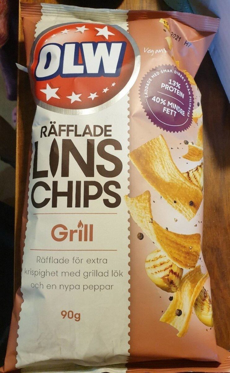 Räfflade Lins Chips Grill - Produkt