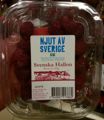 Njut Av Sverige Svenska Hallon - Produkt