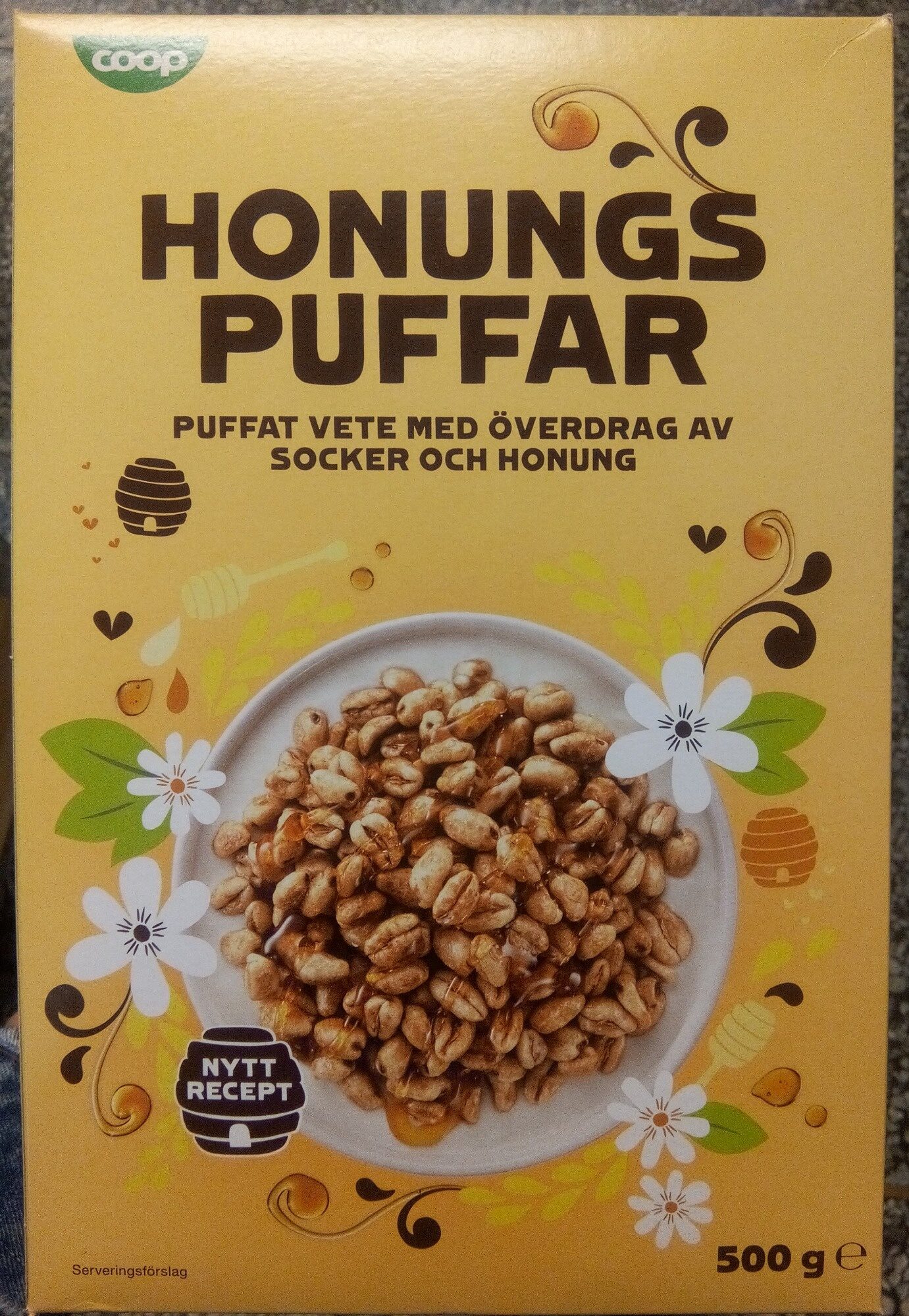 Honungs puffar - Produkt