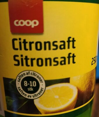 Citronsaft - Produkt
