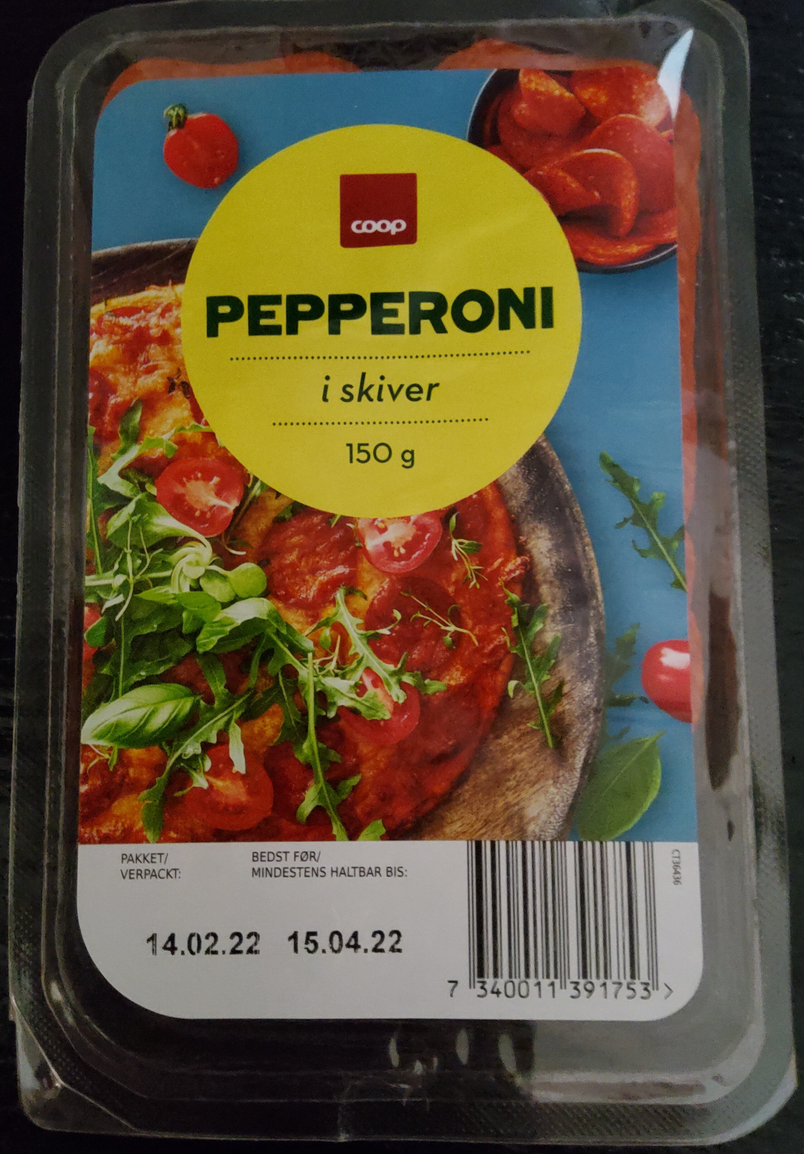 Pepperoni i skiver - Produkt