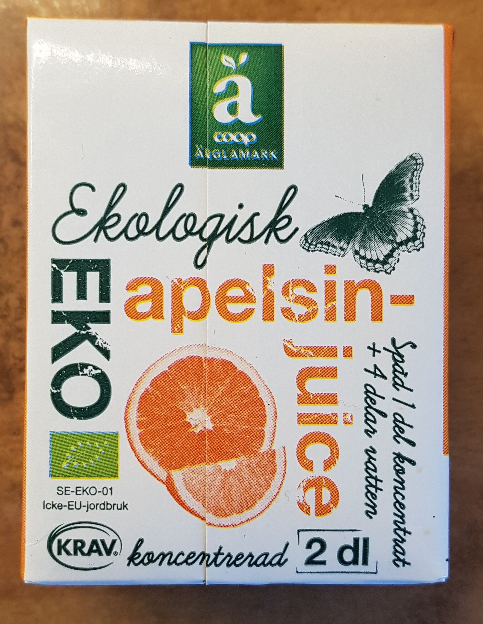 Ekologisk apelsinjuice - Produkt