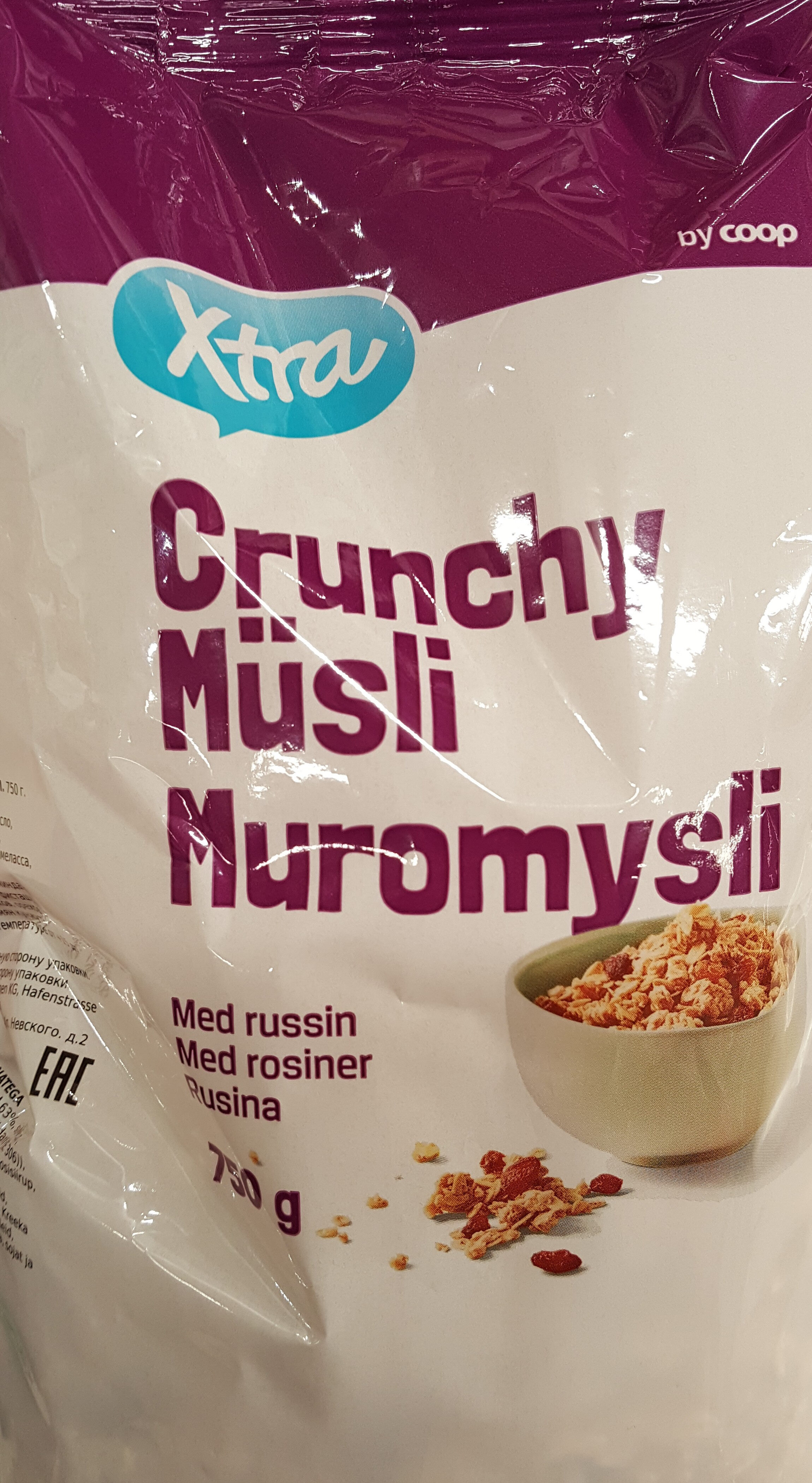 Cruncy Müsli med russin - Produkt