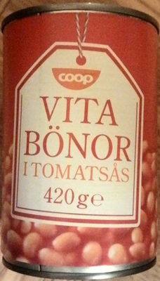 Coop Vita bönor i tomatsås - Produkt
