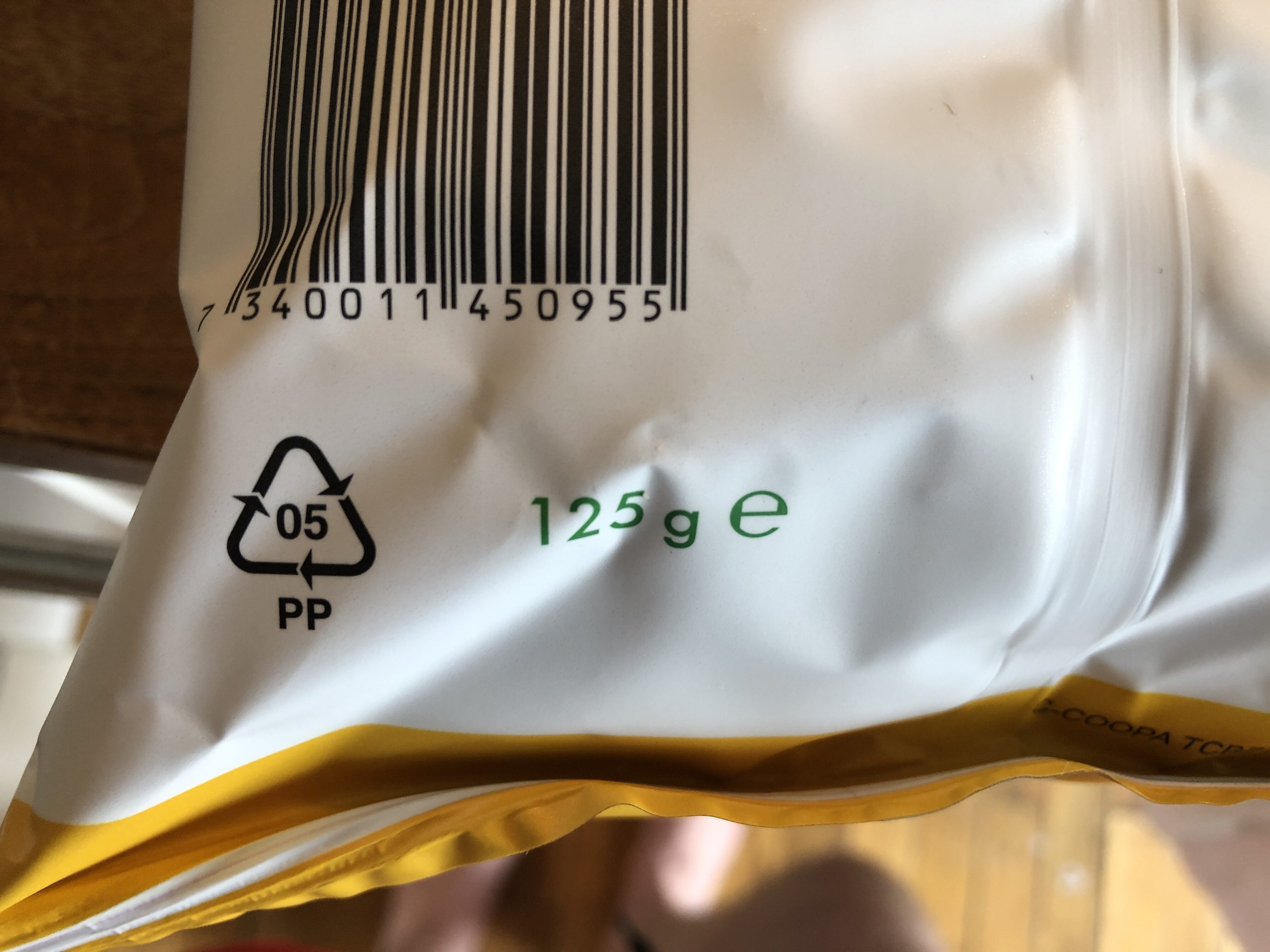 Sea salt tortilla chips - Recycling instructions and/or packaging information - en