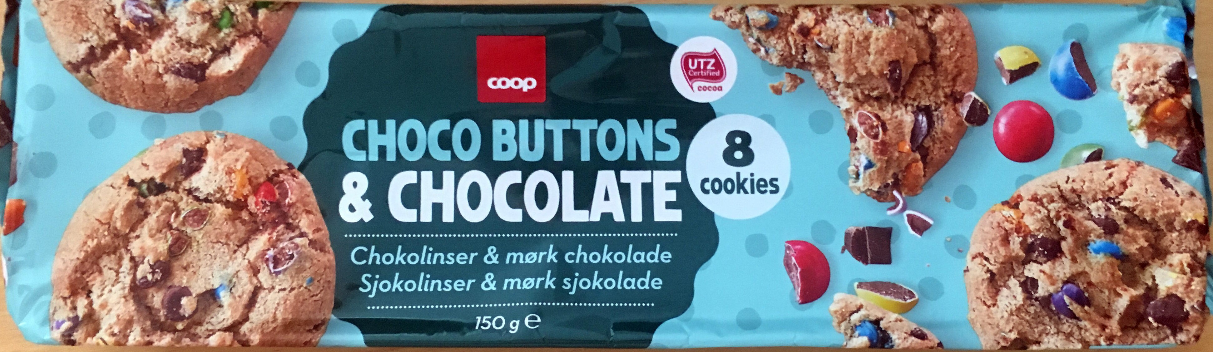 Choco Buttons & Chocolate cookies - Produkt