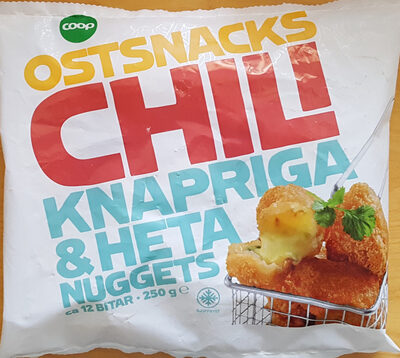 Ostsnacks chili - knapriga & heta nuggets - Produkt