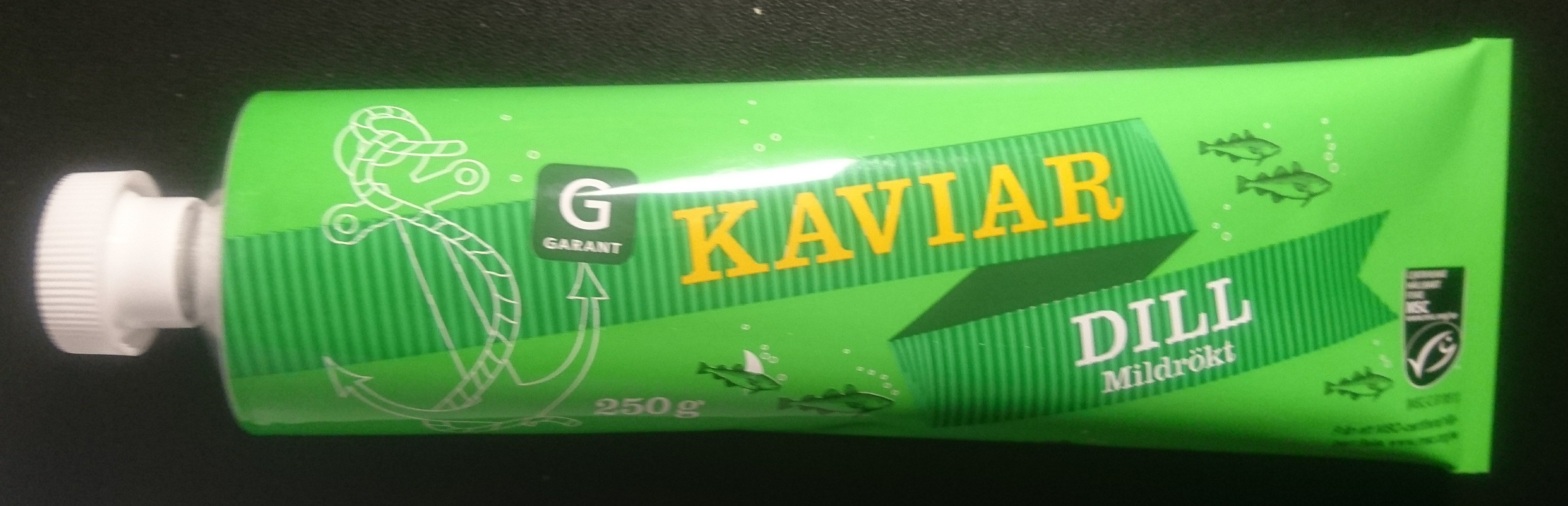 Kaviar, dill, mildrökt - Produkt