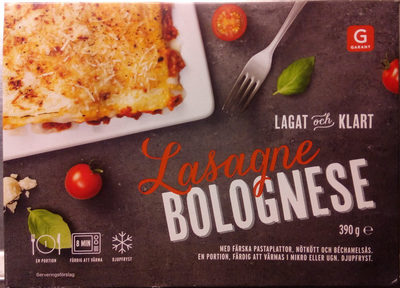 Garant Lasagne Bolognese - Produkt