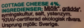 Garant Ekologisk cottage cheese - Ingredienser