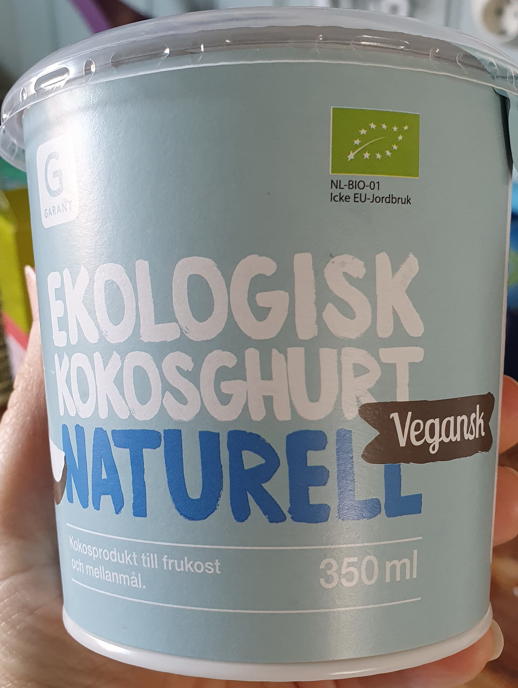 Ekologisk kokosghurt naturell - Produkt