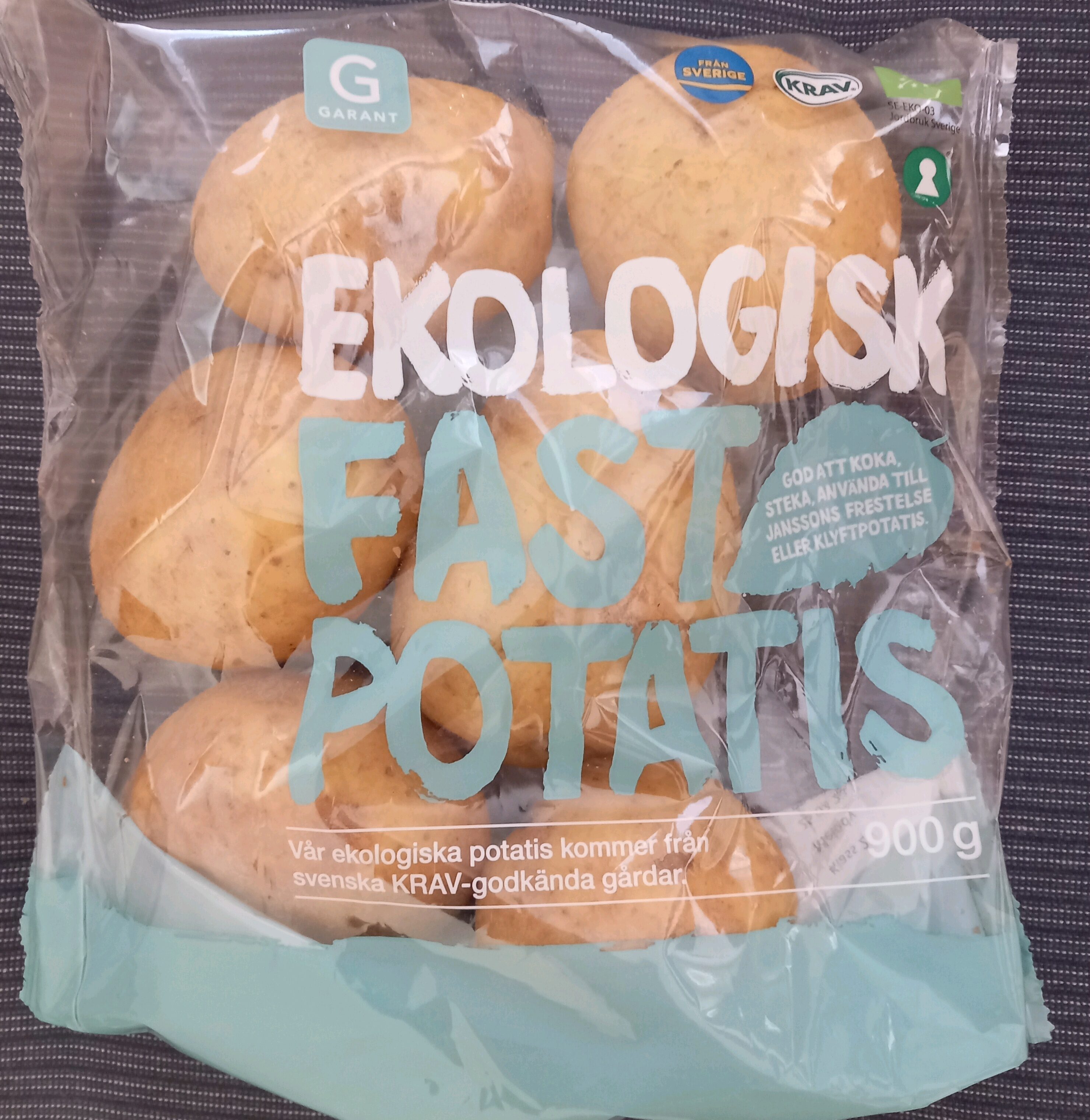 Ekologisk fast potatis - Produkt - en