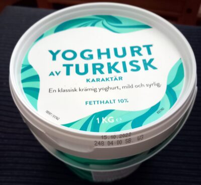 Yoghurt av turkisk - Produkt