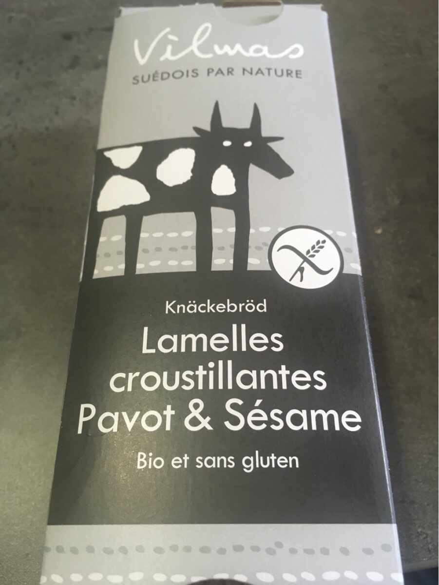 Lamelles croustillantes Pavot & sésame - Produkt - fr