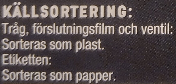Lantmännen Gooh! Kycklingbröst i basilikasås - Recycling instructions and/or packaging information