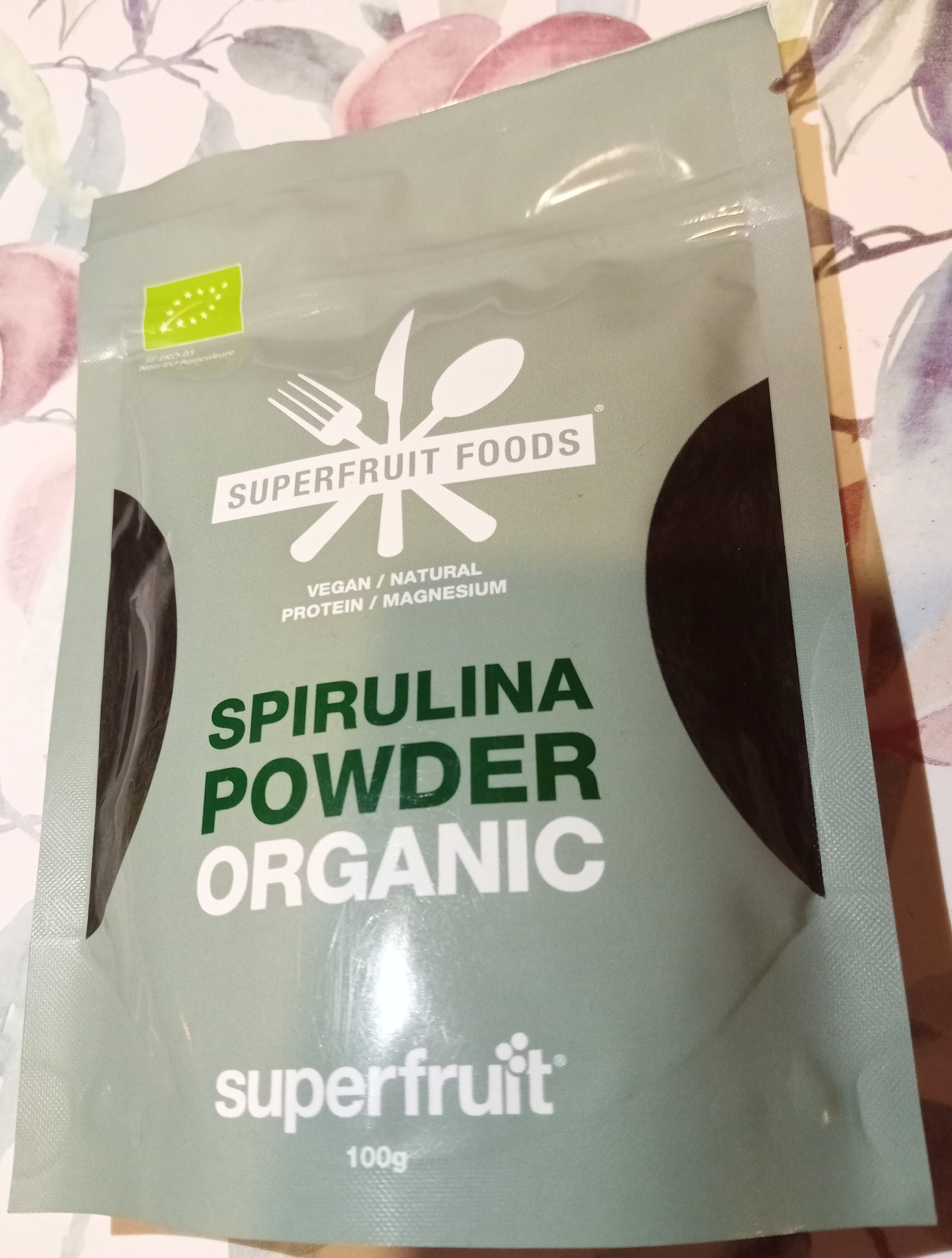Superfruit Foods Spirulina Powder Organic - Product - sv