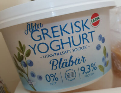 Grekisk Yoghurt 0% Blåbär - Produkt