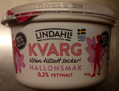 Lindahls Kvarg Hallonsmak - Produkt