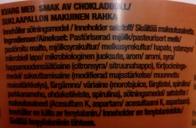 Lindahls Kvarg Cocochoko - Ingredienser