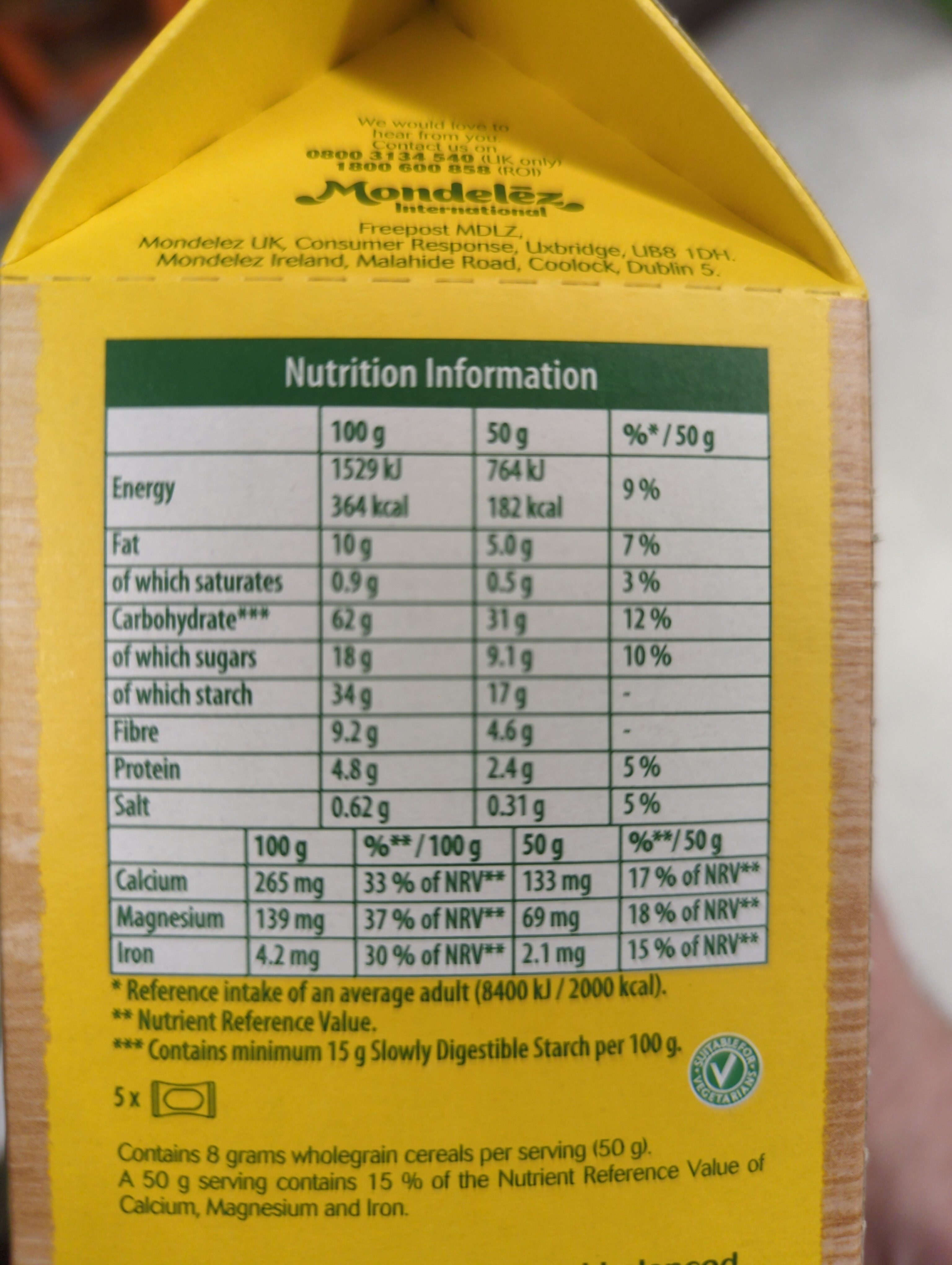 Oat Drink - Nutrition facts