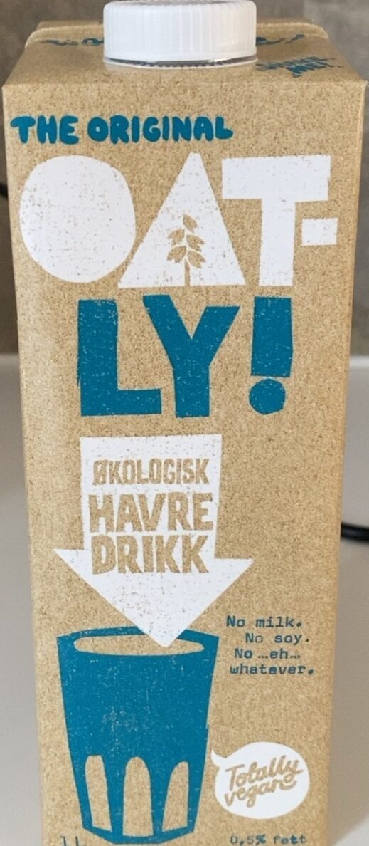 Oatly Økologisk Havre Drikk - Produkt - nb