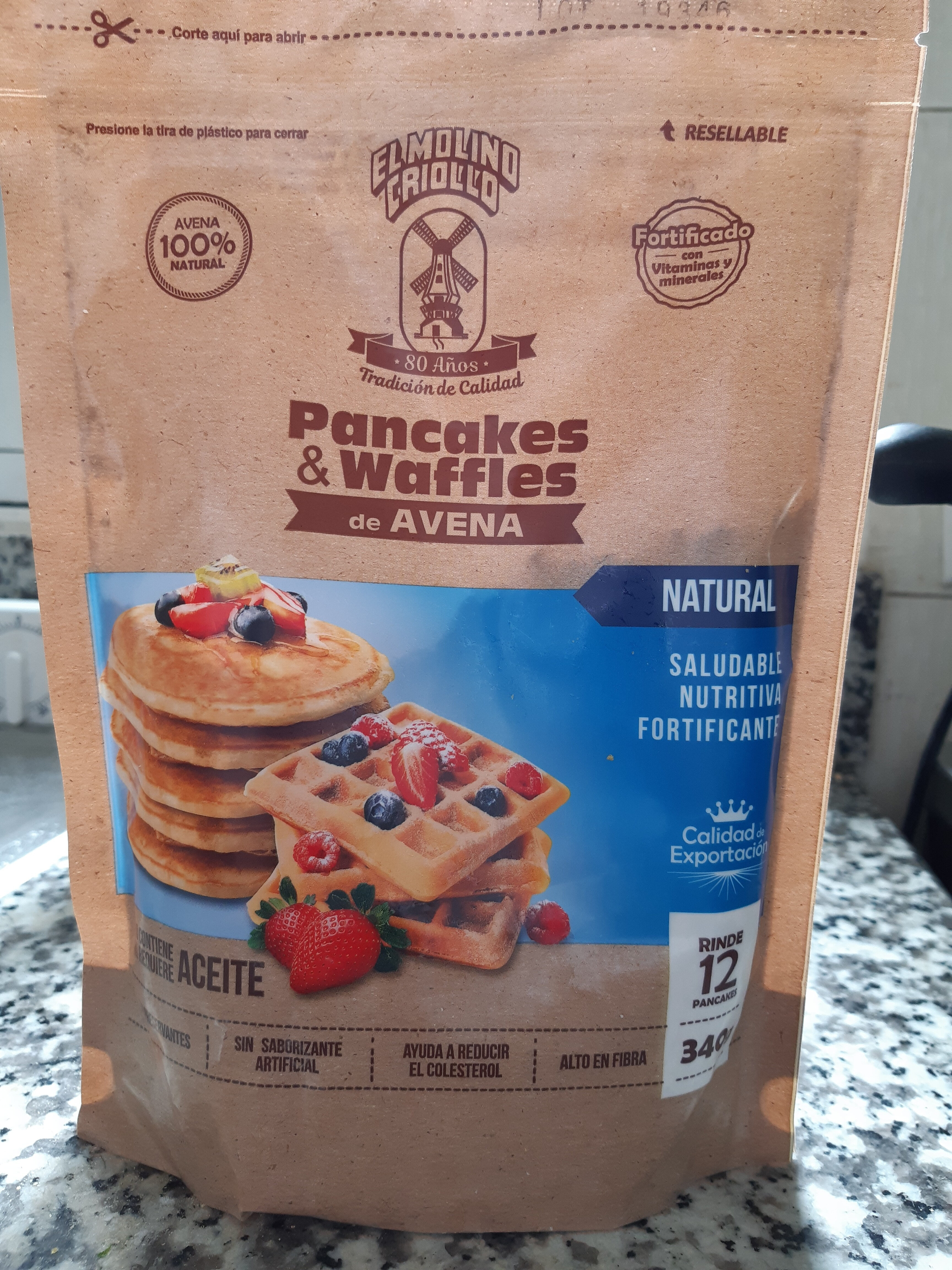 pancakes&wafles de avena - Product - es