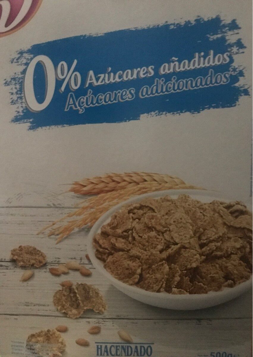 Copos de trigo integral y arroz 0% - Producto