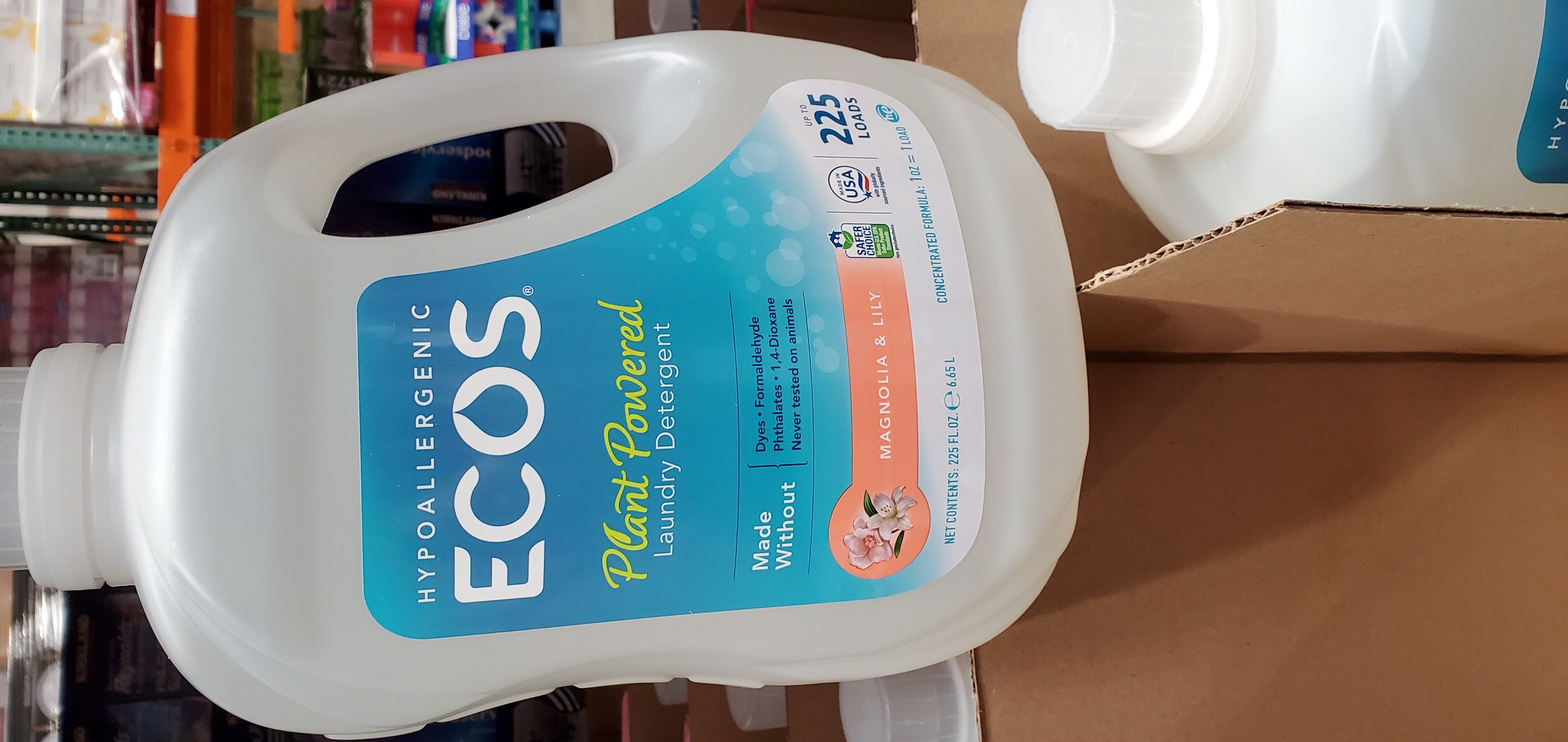 Hypoallergenic ECOS plant Powered Laundry Detergent - Product