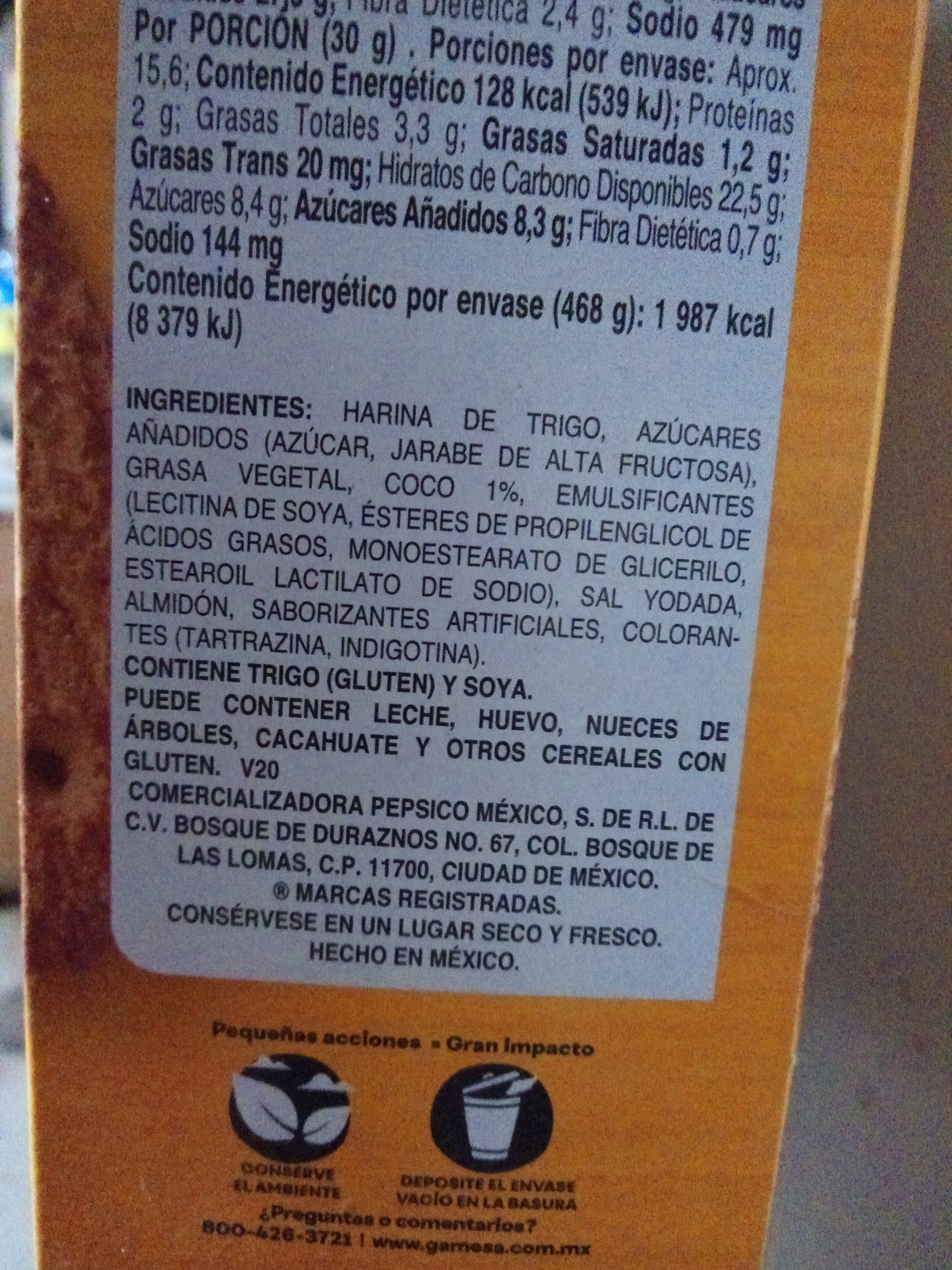 biscotti - Ingredients - es