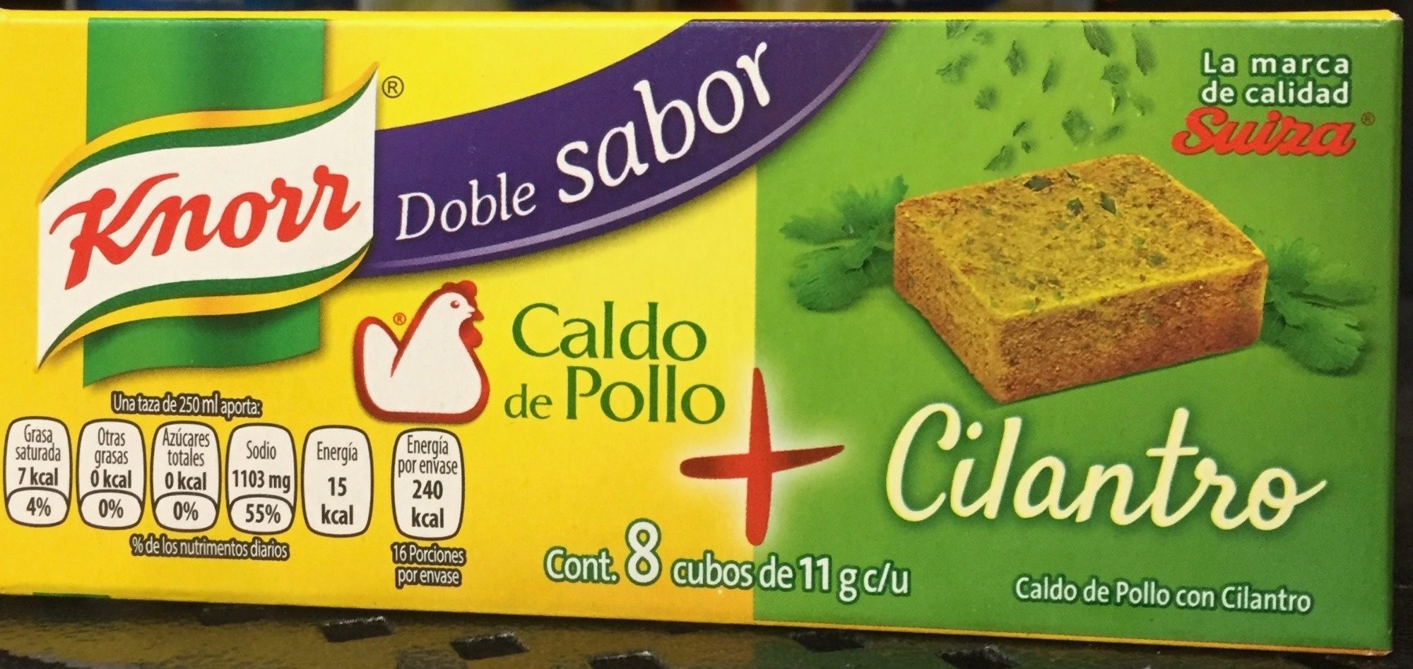 CALDO DE POLLO + CILANTRO - Producto