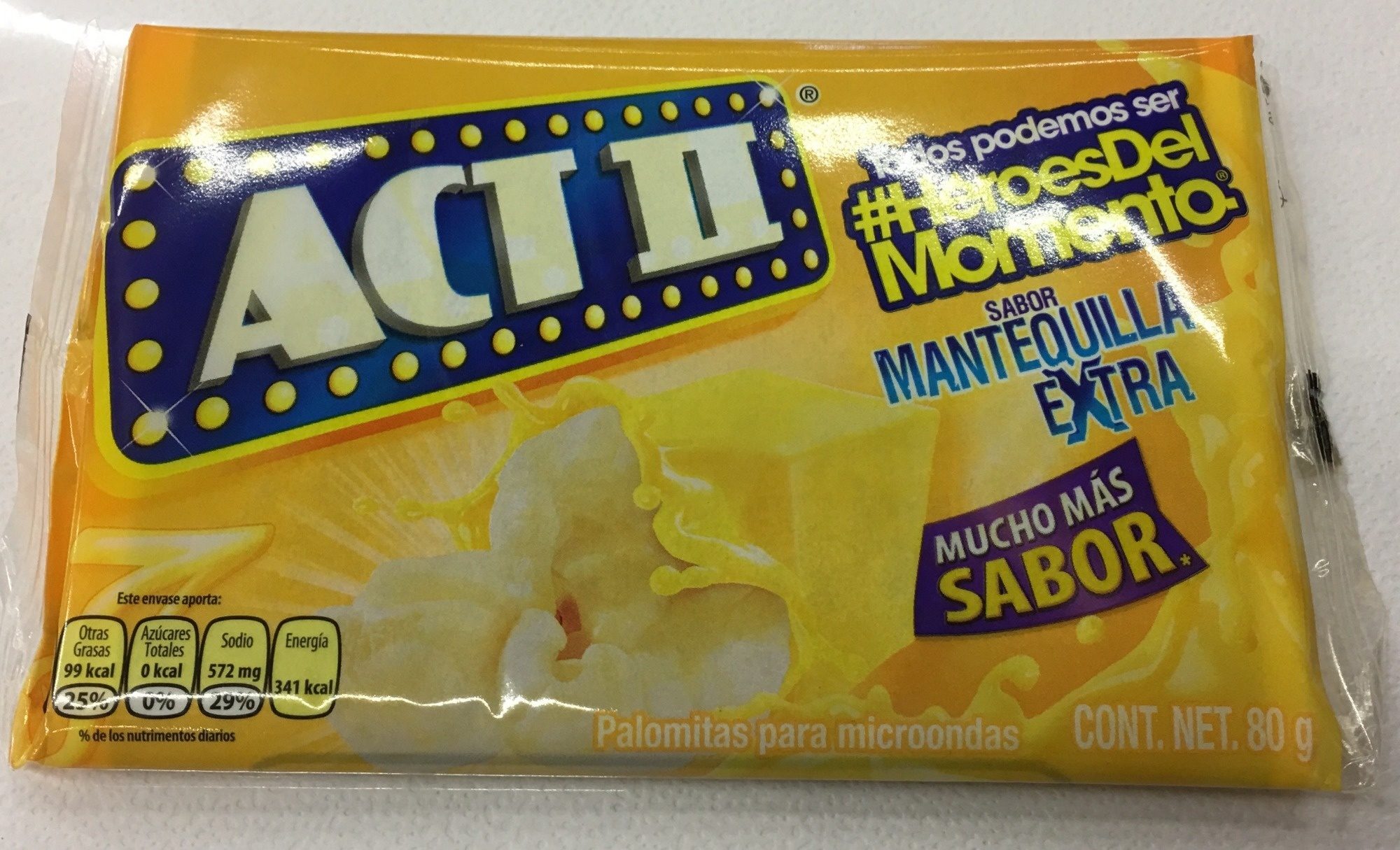 Act II sabor Mantequilla Extra - Produkt - es