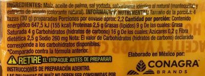 Act II sabor Mantequilla Extra - Voedingswaarden - es