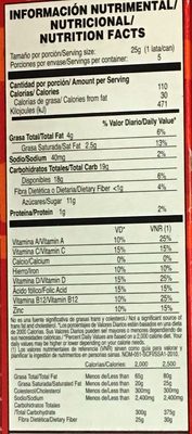 Froot Loops Cubox - Nutrition facts - es