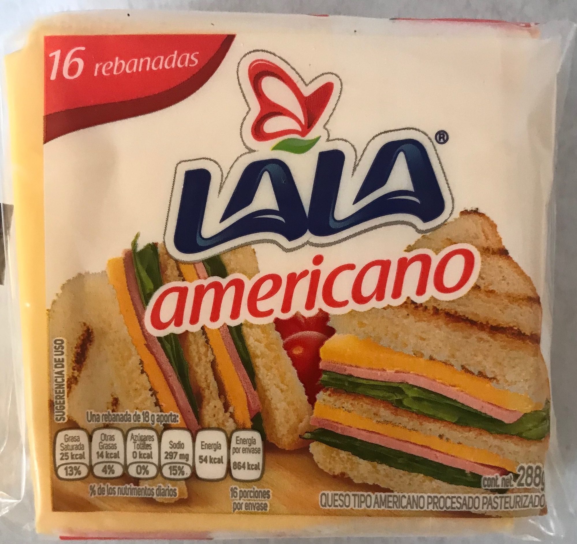 Queso americano Lala - Produkt - es