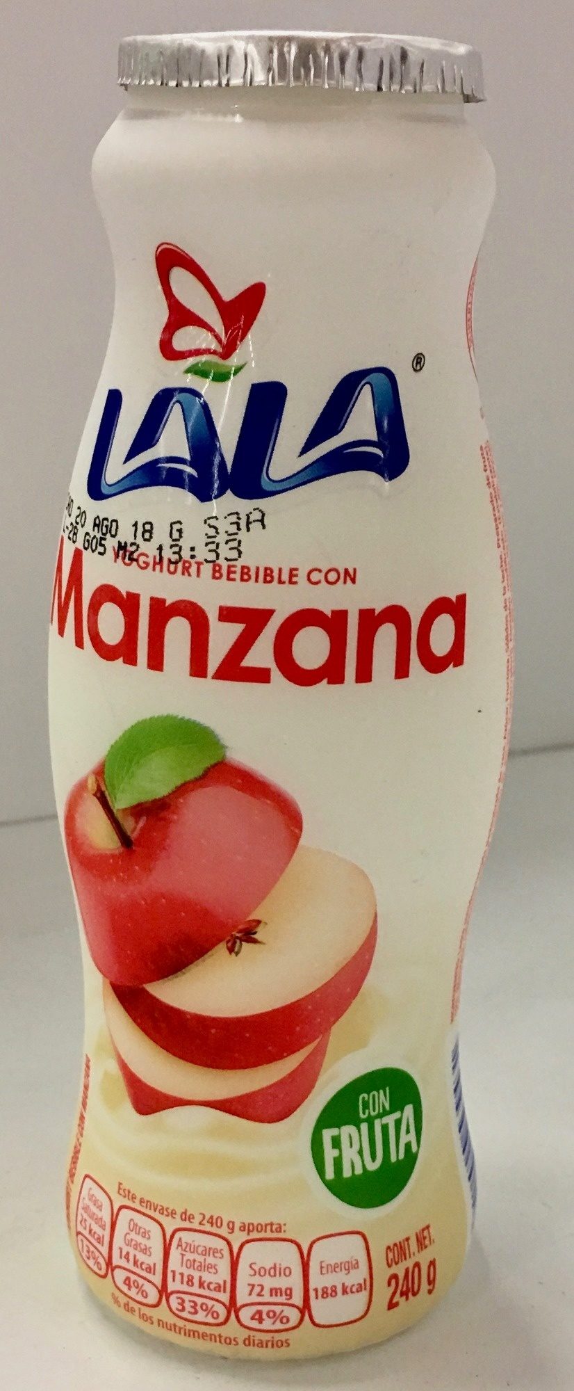 Lala Yoghurt bebible con Manzana - Producto