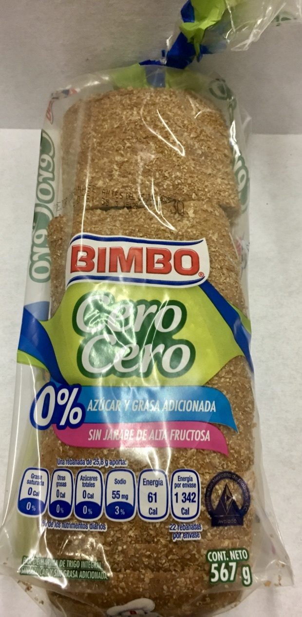Pan de molde cero cero - Produit - en