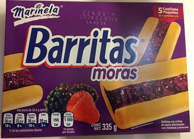 Barritas de Mora - Product - es