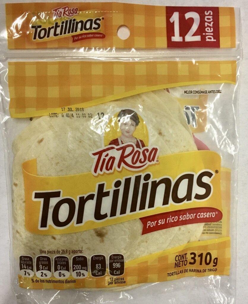 Tortillinas - Producto