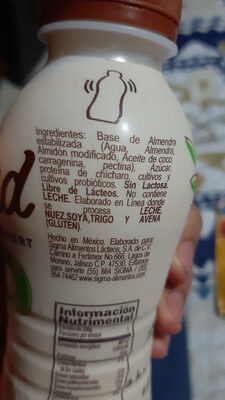 Almond alternativa al yogurt - Ingredientes