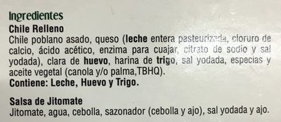 Chiles Rellenos - Ingredientes